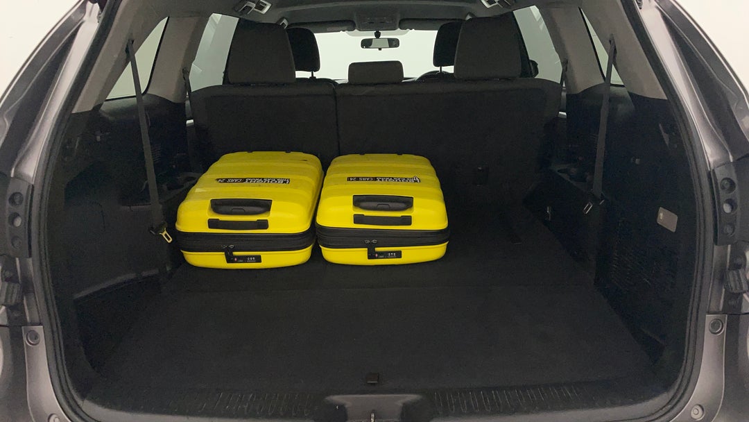 Boot Inside View with Luggage