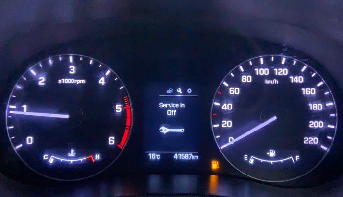 2015 Hyundai Creta 1.6 SX (O) CRDI, Diesel, Manual, 41,506 km, Odometer Image