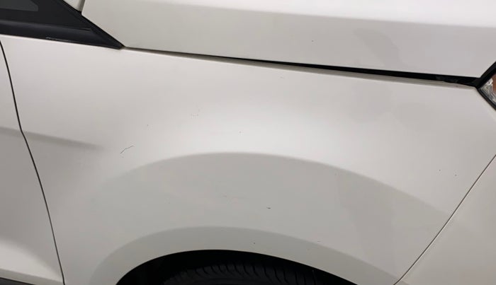 2017 Ford Ecosport TITANIUM 1.5L PETROL AT, Petrol, Automatic, 72,538 km, Right fender - Minor scratches