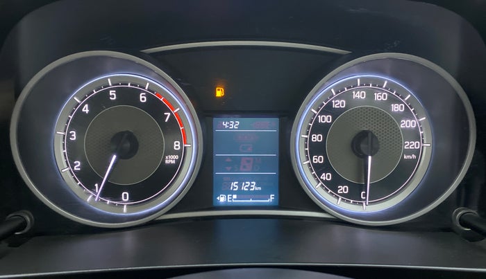 2019 Maruti Dzire VXI, Petrol, Manual, 15,123 km, Odometer View