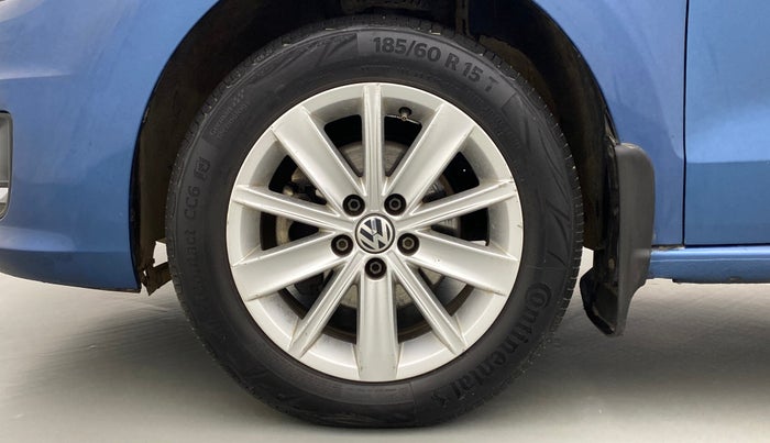 2017 Volkswagen Vento HIGHLINE PLUS TDI MT, Diesel, Manual, 77,063 km, Left Front Wheel