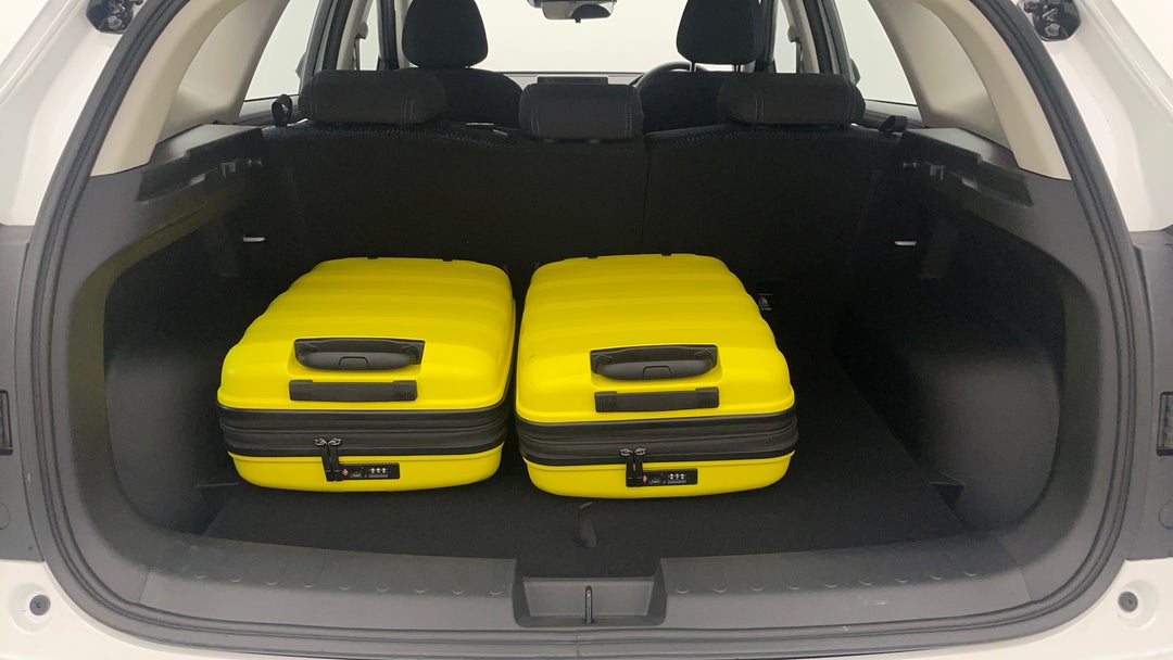 Boot Inside View with Luggage