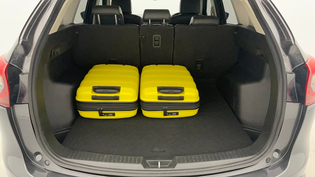 Boot Inside View with Luggage