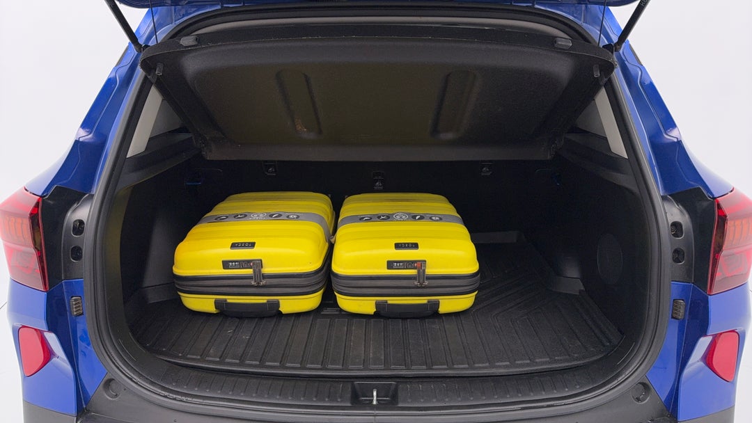 Boot Inside View with Luggage