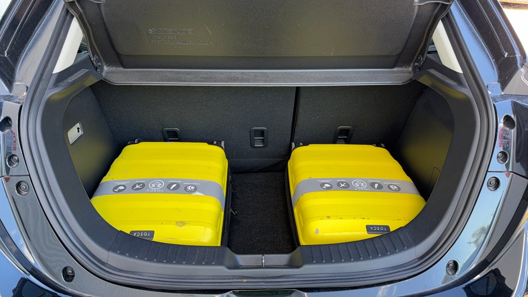 Boot Inside View with Luggage
