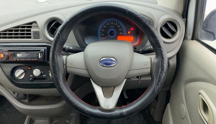 2016 Datsun Redi Go T, Petrol, Manual, 50,614 km, Steering Wheel Close Up
