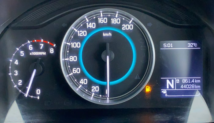 2018 Maruti IGNIS DELTA 1.2 K12 AMT, Petrol, Automatic, 44,650 km, Odometer Image