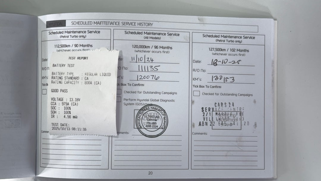 2016 Hyundai Tucson Active (fwd), Automatic, 130154 km, Service History