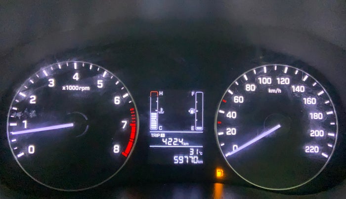 2018 Hyundai Creta E PLUS 1.6 PETROL, Petrol, Manual, 59,770 km, Odometer Image