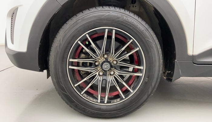 2018 Hyundai Creta E PLUS 1.6 PETROL, Petrol, Manual, 59,770 km, Left Front Wheel