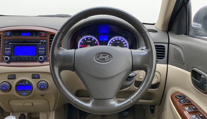 2010 Hyundai Verna TRANSFORM 1.6 SX VTVT, Petrol, Manual, 68,953 km, Steering Wheel Close Up