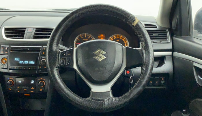 2011 Maruti Swift ZXI, Petrol, Manual, 93,223 km, Steering Wheel Close Up