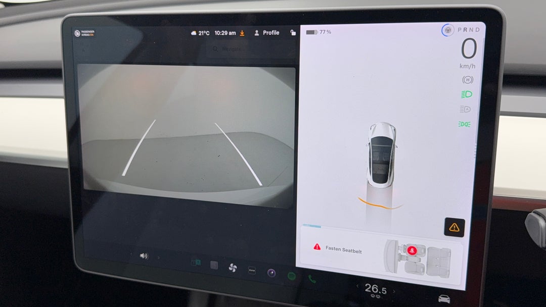 2021 Tesla Model 3 Standard Range Plus RWD, Automatic, 35875 km, Parking Camera