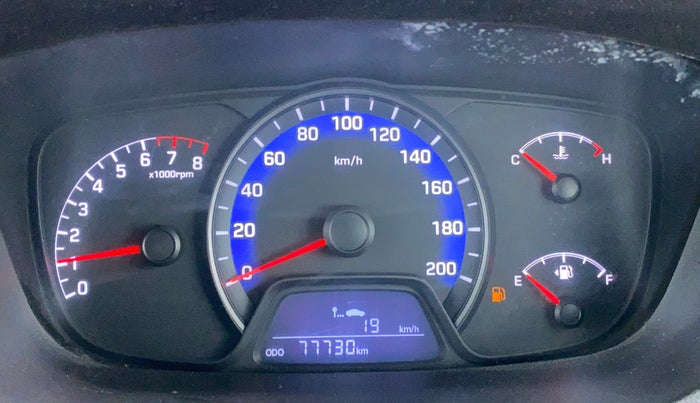 2014 Hyundai Xcent BASE 1.2, Petrol, Manual, 77,695 km, Odometer Image