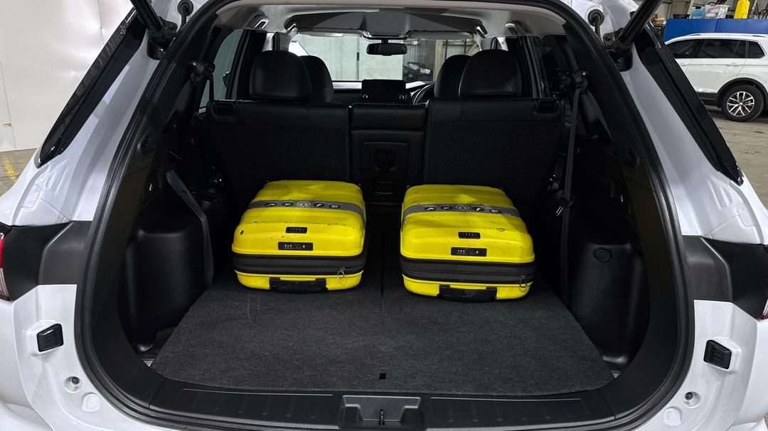 2023 Mitsubishi Outlander Aspire 7 Seat (2WD), Automatic, 27743 km, Boot Inside View with Luggage