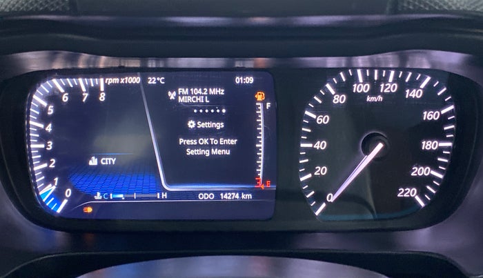 2020 Tata ALTROZ XZ 1.2, Petrol, Manual, 14,326 km, Odometer Image