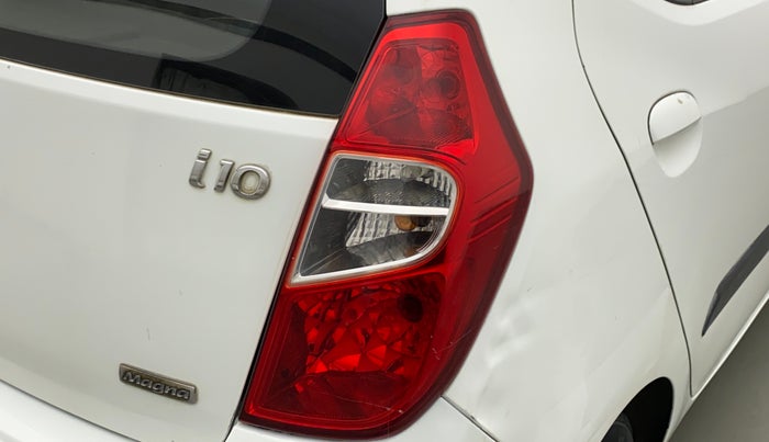 2012 Hyundai i10 MAGNA 1.2, Petrol, Manual, 76,531 km, Right tail light - Minor scratches