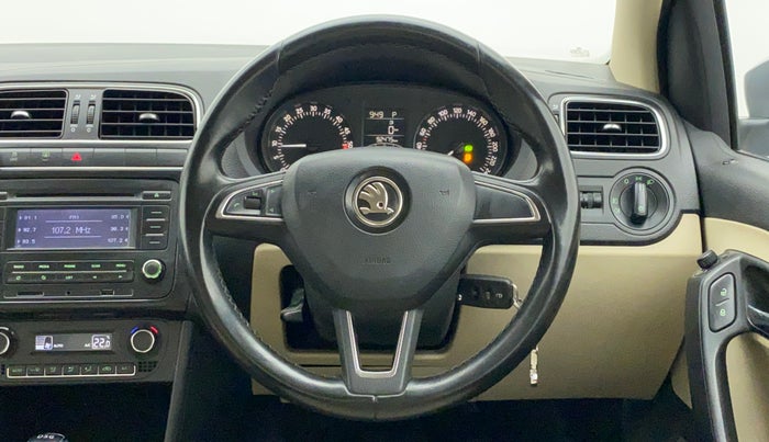 2018 Skoda Rapid AMBITION 1.5 TDI AT, Diesel, Automatic, 92,475 km, Steering Wheel Close Up