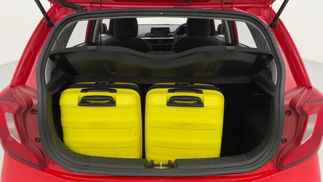 Boot Inside View with Luggage