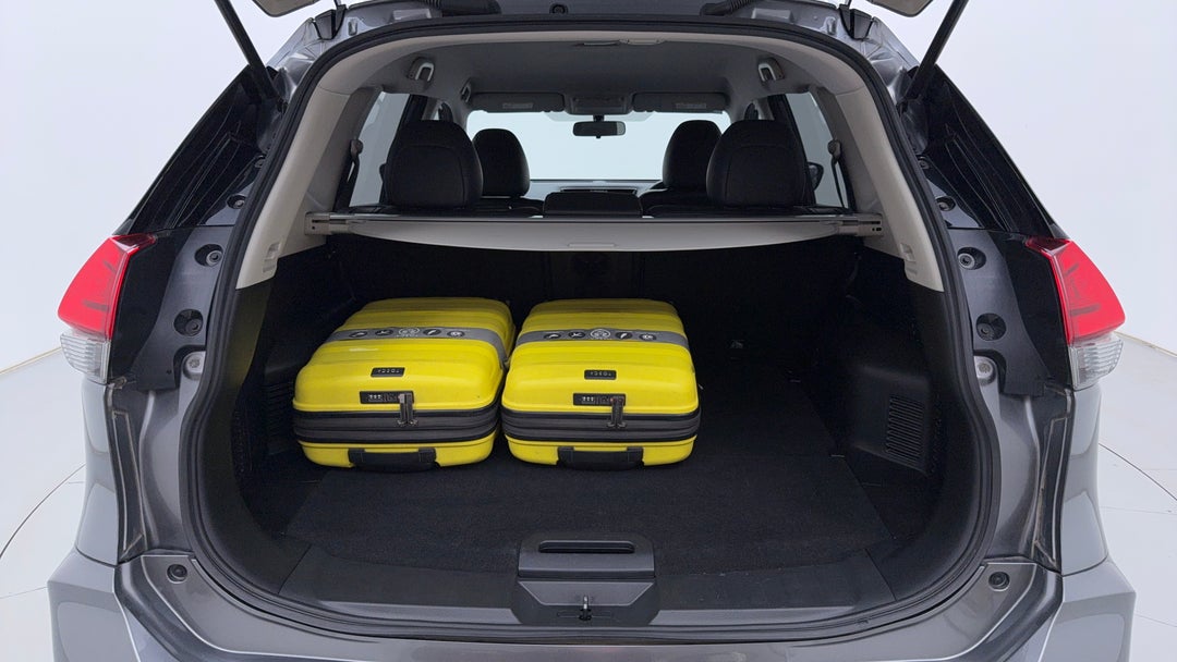 Boot Inside View with Luggage