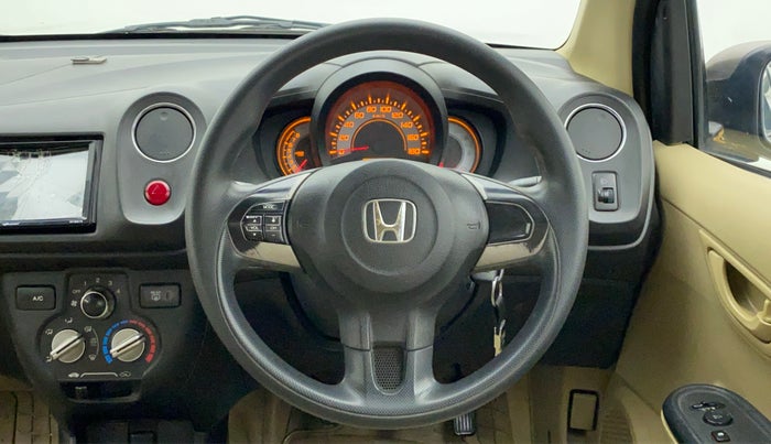 2014 Honda Brio S MT, Petrol, Manual, 56,374 km, Steering Wheel Close Up