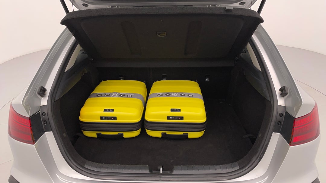 Boot Inside View with Luggage