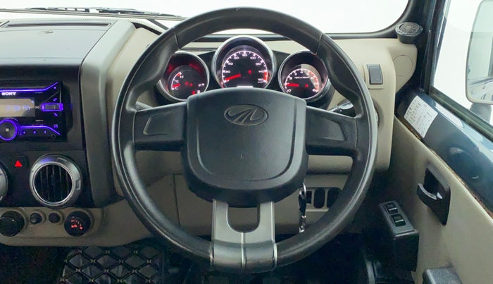 2019 Mahindra Thar CRDE 4X4 BS IV, Diesel, Manual, 37,813 km, Steering Wheel Close Up