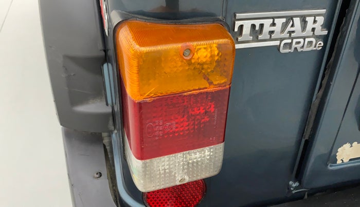 2019 Mahindra Thar CRDE 4X4 BS IV, Diesel, Manual, 37,813 km, Left tail light - Minor damage