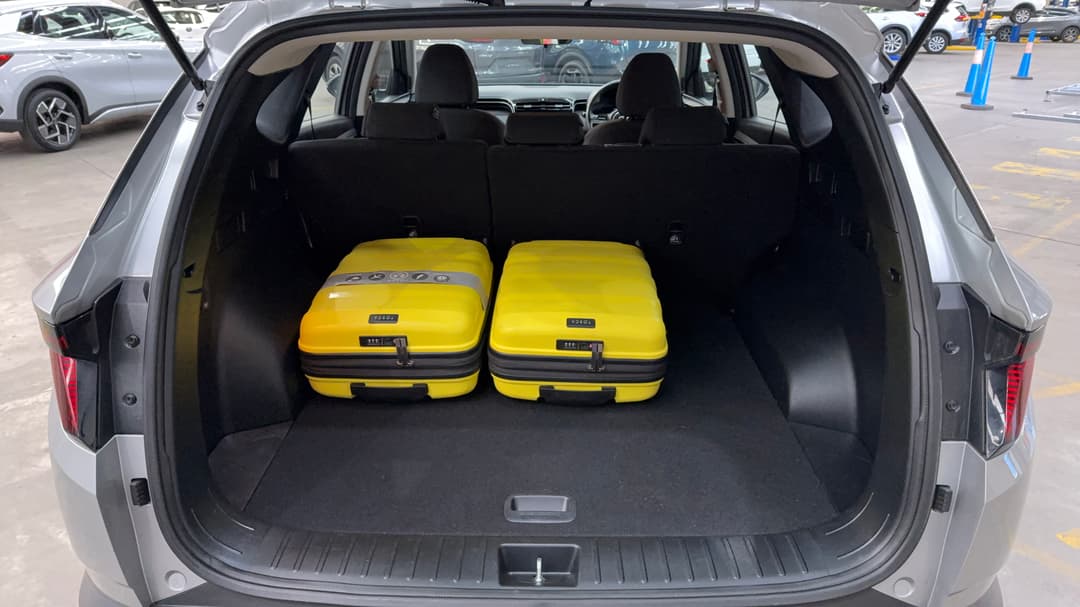 2021 Hyundai Tucson (FWD), Automatic, 78618 km, Boot Inside View with Luggage