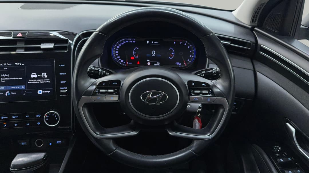 2021 Hyundai Tucson (FWD), Automatic, 78618 km, Steering Wheel Close-up
