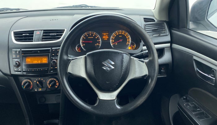 2015 Maruti Swift VXI D, CNG, Manual, 1,01,982 km, Steering Wheel Close Up