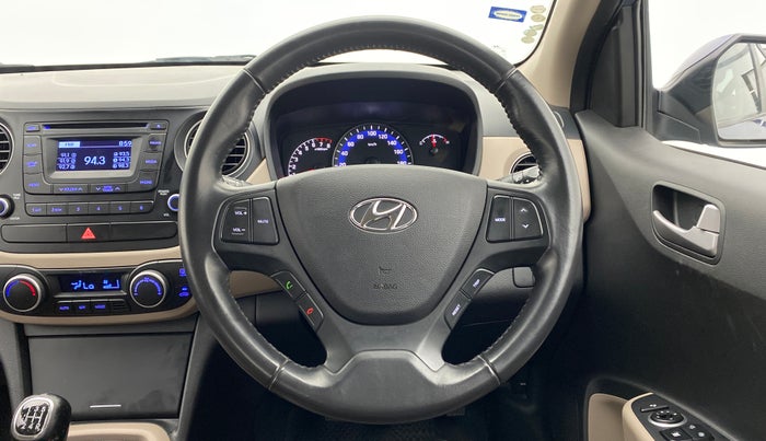2014 Hyundai Xcent SX 1.2 OPT, Petrol, Manual, 14,429 km, Steering Wheel Close Up