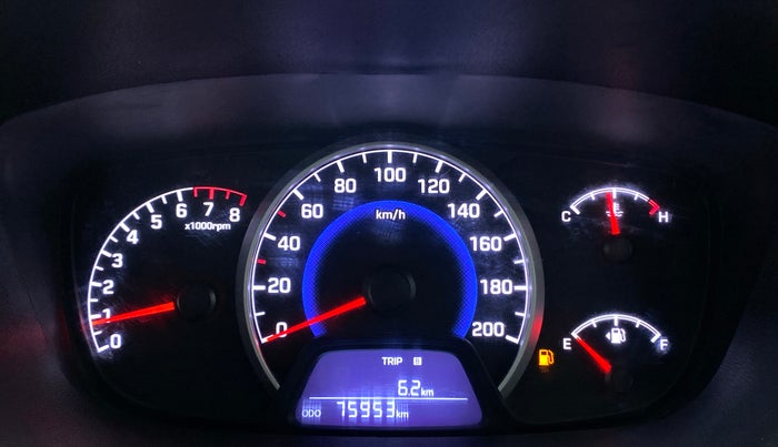 2017 Hyundai Grand i10 ASTA 1.2 VTVT, Petrol, Manual, 76,001 km, Odometer Image