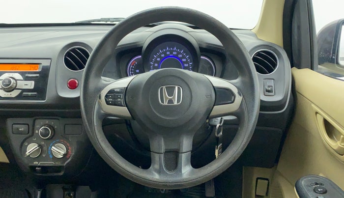 2015 Honda Amaze 1.2 SMT I VTEC, Petrol, Manual, 31,420 km, Steering Wheel Close Up