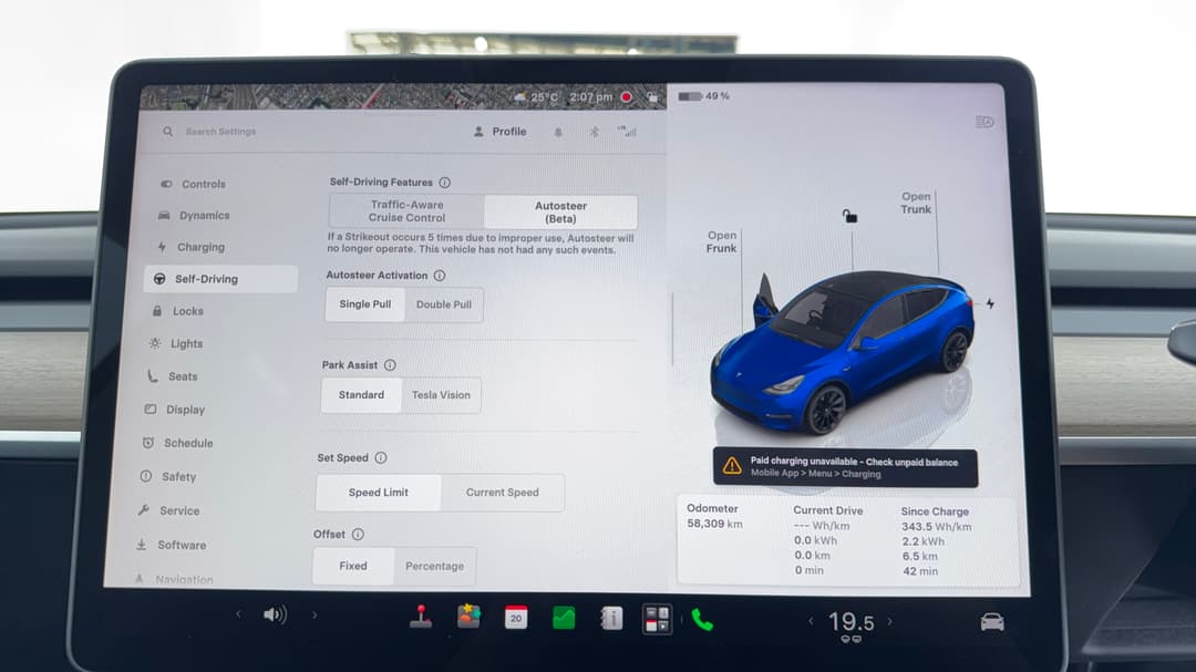 2024 Tesla Model Y Rear-wheel Drive, Automatic, 58309 km, Cruise Control
