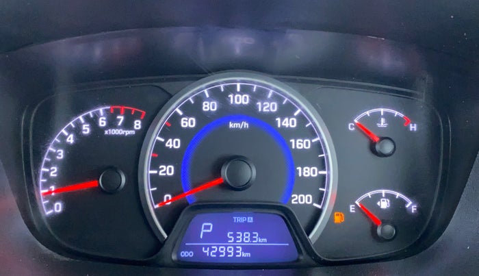 2016 Hyundai Grand i10 1.2 ASTA (O) AT, Petrol, Automatic, 43,276 km, Odometer Image