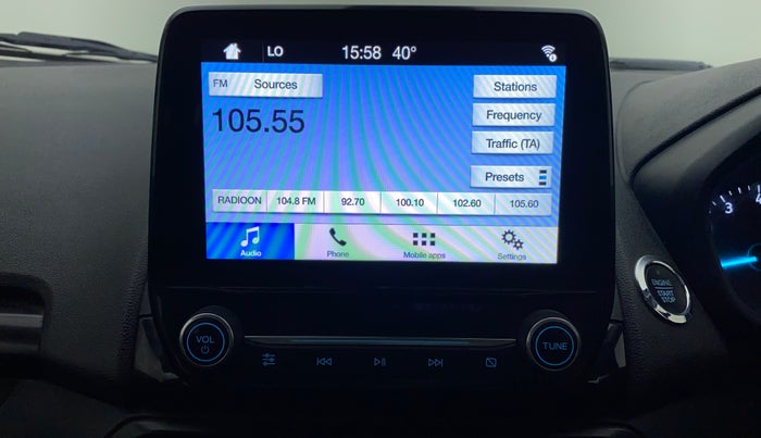 2018 Ford Ecosport TITANIUM + 1.5L PETROL AT, Petrol, Automatic, 33,655 km, Infotainment System
