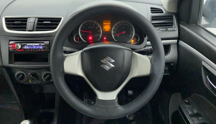 2011 Maruti Swift VXI, Petrol, Manual, 1,05,833 km, Steering Wheel Close Up