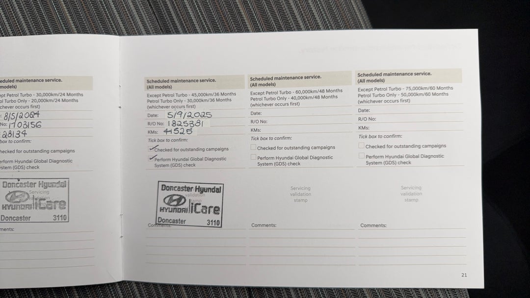 2021 Hyundai Iload 3s Liftback, Automatic, 44668 km, Service History