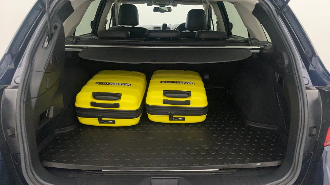 Boot Inside View with Luggage