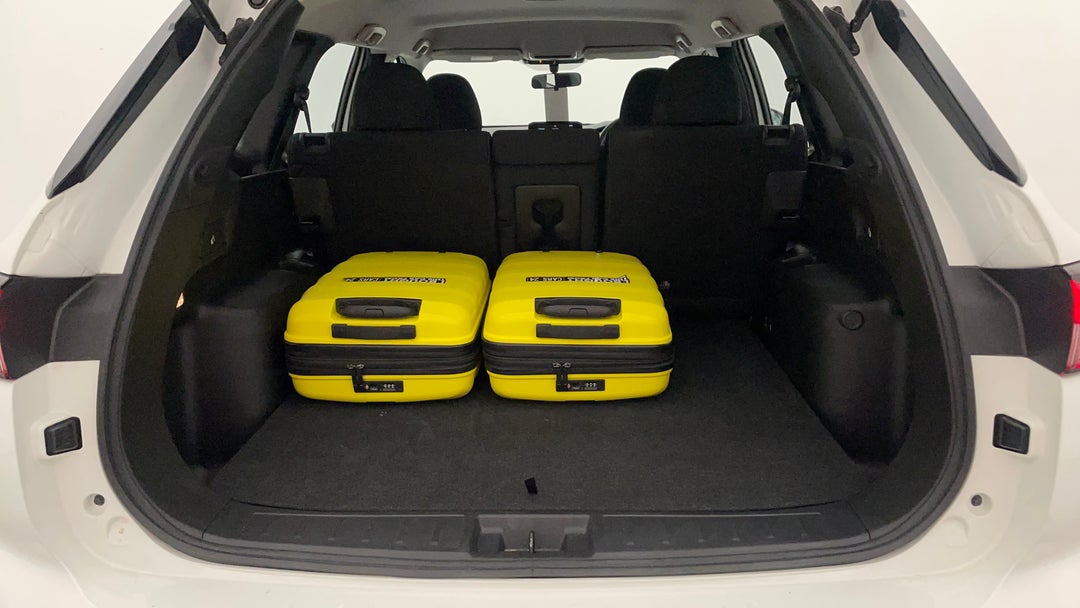 Boot Inside View with Luggage