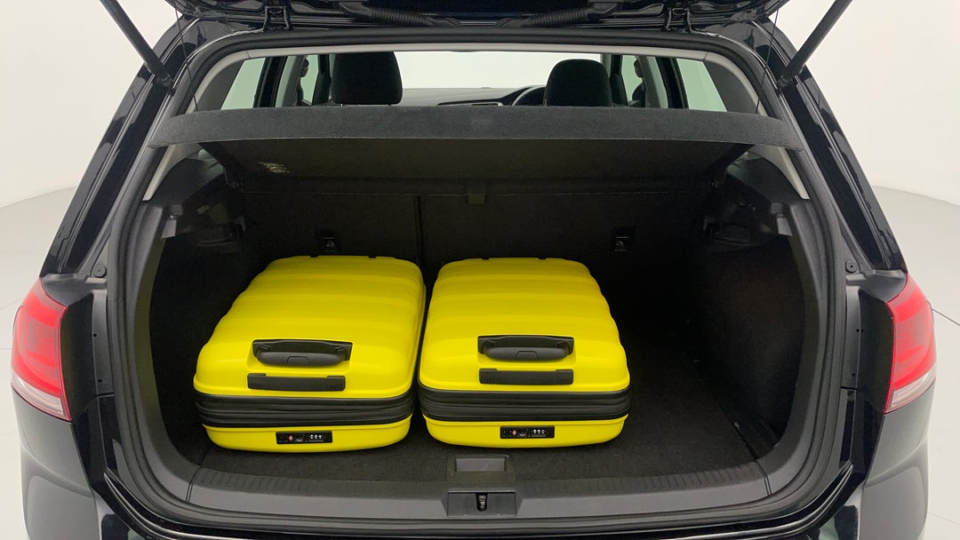 Boot Inside View with Luggage