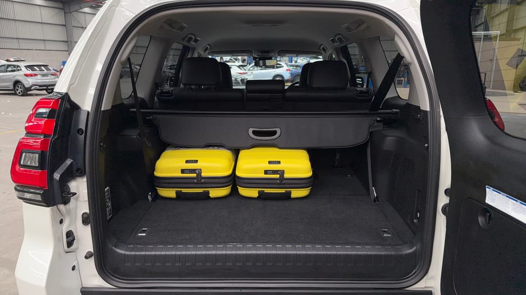 2023 Toyota Landcruiser Prado Gxl, Automatic, 48596 km, Boot Inside View with Luggage