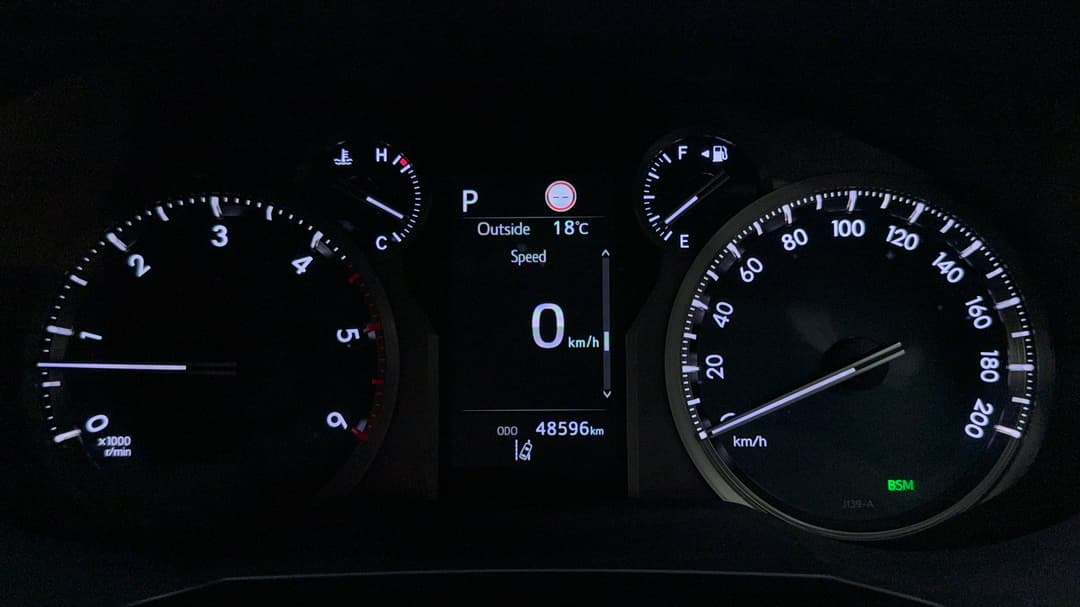 2023 Toyota Landcruiser Prado Gxl, Automatic, 48596 km, Odometer View