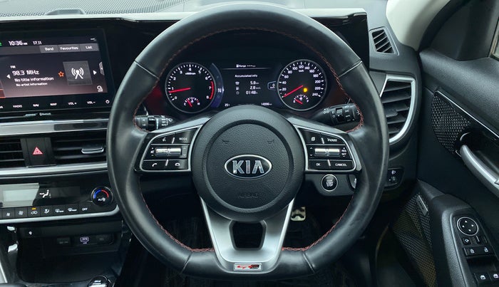 2020 KIA SELTOS GTX + AT PETROL, Petrol, Automatic, 15,021 km, Steering Wheel Close Up