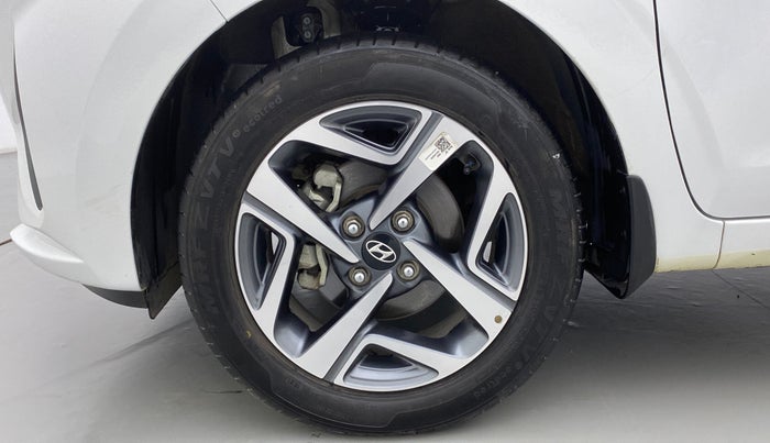 2021 Hyundai AURA SX 1.2 (O), Petrol, Manual, 7,356 km, Left Front Wheel