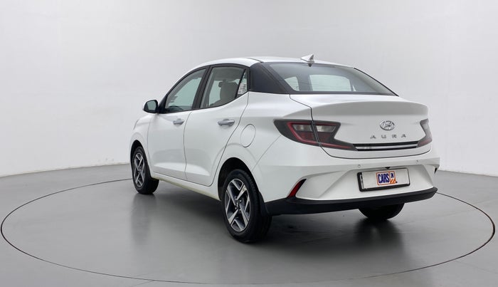 2021 Hyundai AURA SX 1.2 (O), Petrol, Manual, 7,356 km, Left Back Diagonal