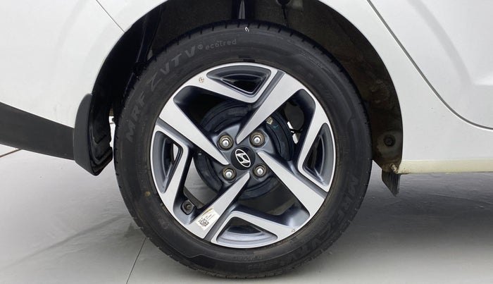 2021 Hyundai AURA SX 1.2 (O), Petrol, Manual, 7,356 km, Right Rear Wheel
