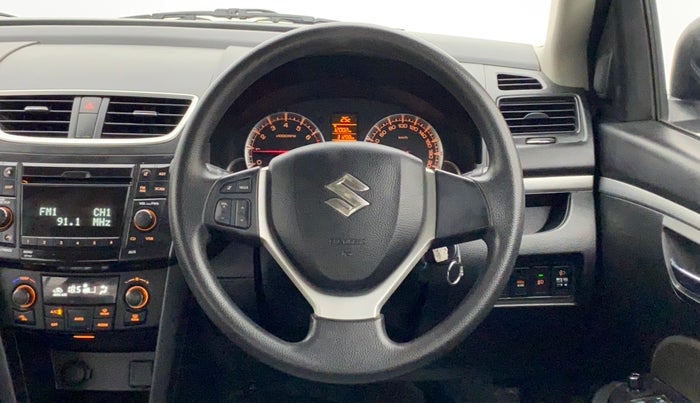 2014 Maruti Swift ZXI D, Petrol, Manual, 31,360 km, Steering Wheel Close Up