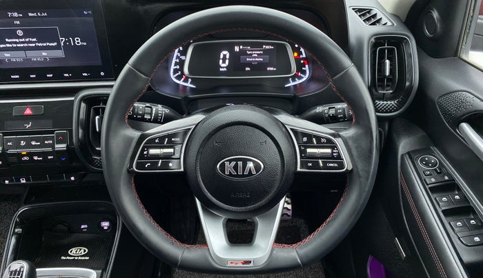 2020 KIA SONET GTX + 1.0 IMT, Petrol, Manual, 9,817 km, Steering Wheel Close Up